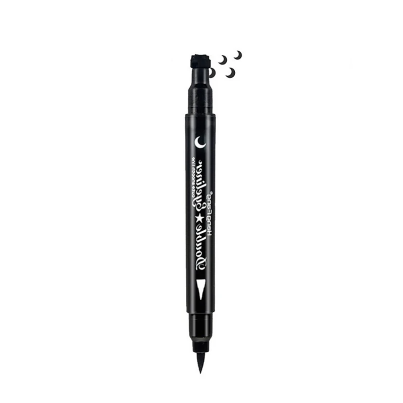 Eyeliner Pencil Stamp Double Head Design Long Lasting Waterproof Smudge-Proof Seal Makeup Tool MKXJ |