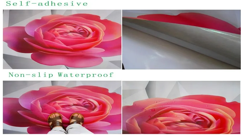 

Custom Floor Wallpaper Space-time tunnel universe planet 3D Stereo PVC Floor Sticker Painting The Mall Bathroom Waterproof Mural