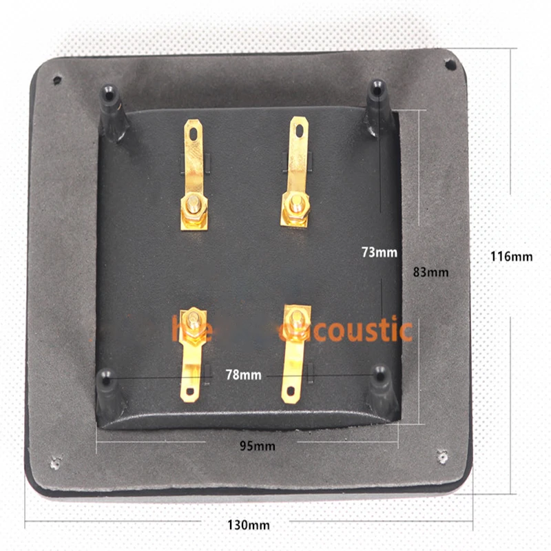 2 шт. Hi-Fi аудио аксессуары с 4 акустическими клеммами прямой и 500 ABS | Обустройство