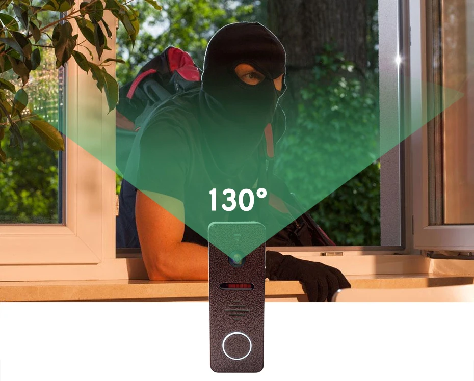 Homefong 10 дюймов Wifi беспроводной видеодомофон дверной звонок умный видео домофонный дверной звонок Сигнализация 960P металлический корпус разблокировка запись