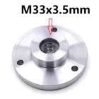 M33 x 3,5 мм, M33 Фланцевая Резьба шпинделя, задняя пластина, Базовый адаптер для токарного станка по дереву, металлический патрон