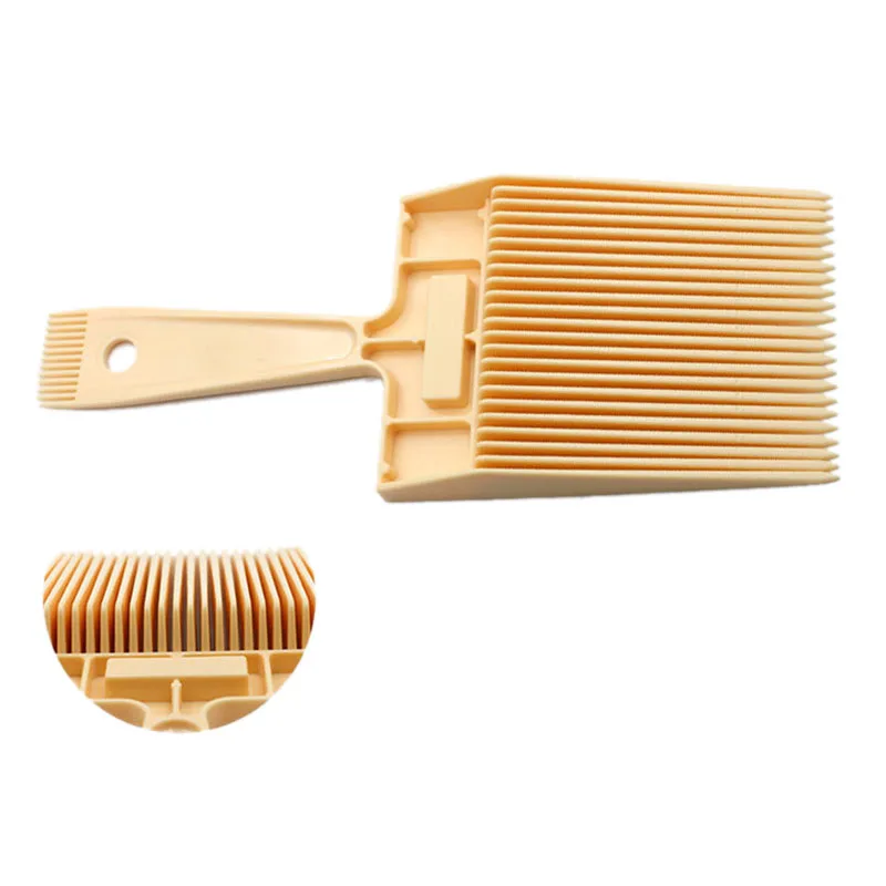 

Flat Top Guide Comb with Liquid Bubble Level Flattop Hair Flattopper Beige