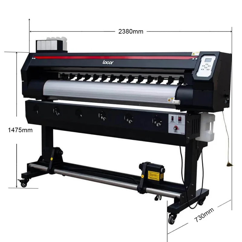 Sticker printing machine 1.8m good price double dx5 heads roll to roll printing machine outdoor cheap vinyl printer