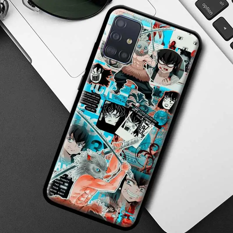 

Kimetsu Yaiba Demon Slayer Anime Phone Case for Samsung A11 A21 A21s A31 A41 A51 A71 A91 5G A Quantum A12 A02S Back Cover Coque