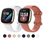 2-Pack спортивный ремешок для Fitbit SenseVersa 3, мягкий силиконовый ремешок для часов, сменный Браслет для Versa 3, аксессуары для смарт-часов