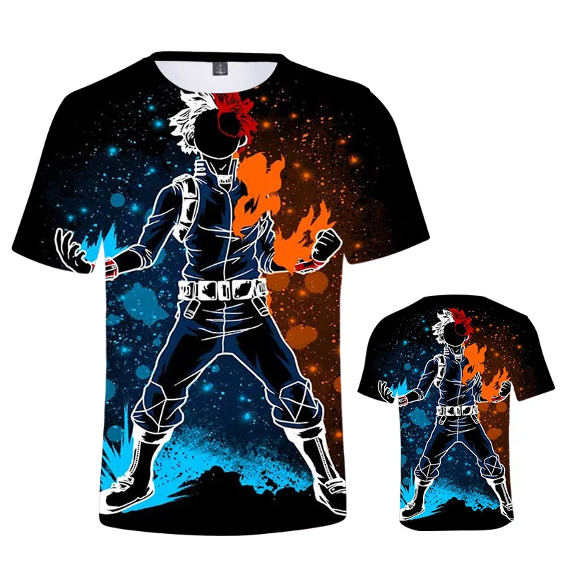 

Футболка Boku с надписью «Моя геройская Академия», мужская рубашка с коротким рукавом, топ в стиле унисекс, женская футболка для косплея