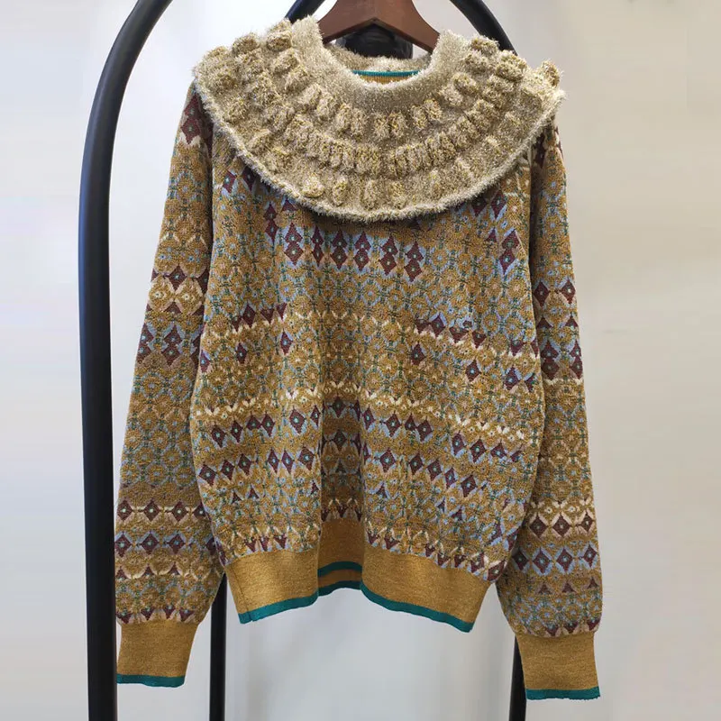 Новинка Высококачественная трикотажная одежда Ms ранней осени наборы с золотым