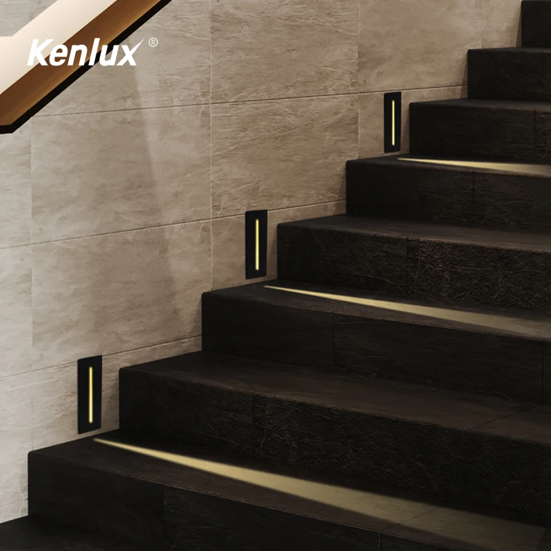 Встраиваемый светодиодный светильник для лестницы 3 Вт IP20 уличный IP65 угловой