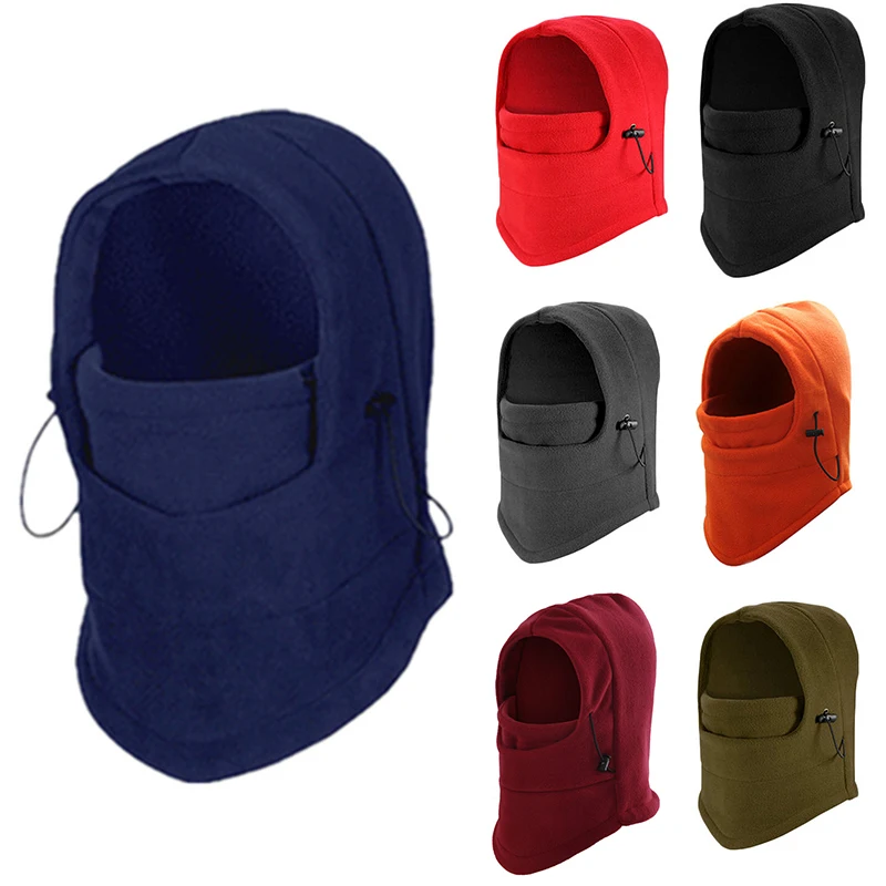 

Балаклава Маска Зимний шарф ветрозащитный шарф шапка двухслойная флисовая женская толстая теплая зимняя шапка маска для мужчин