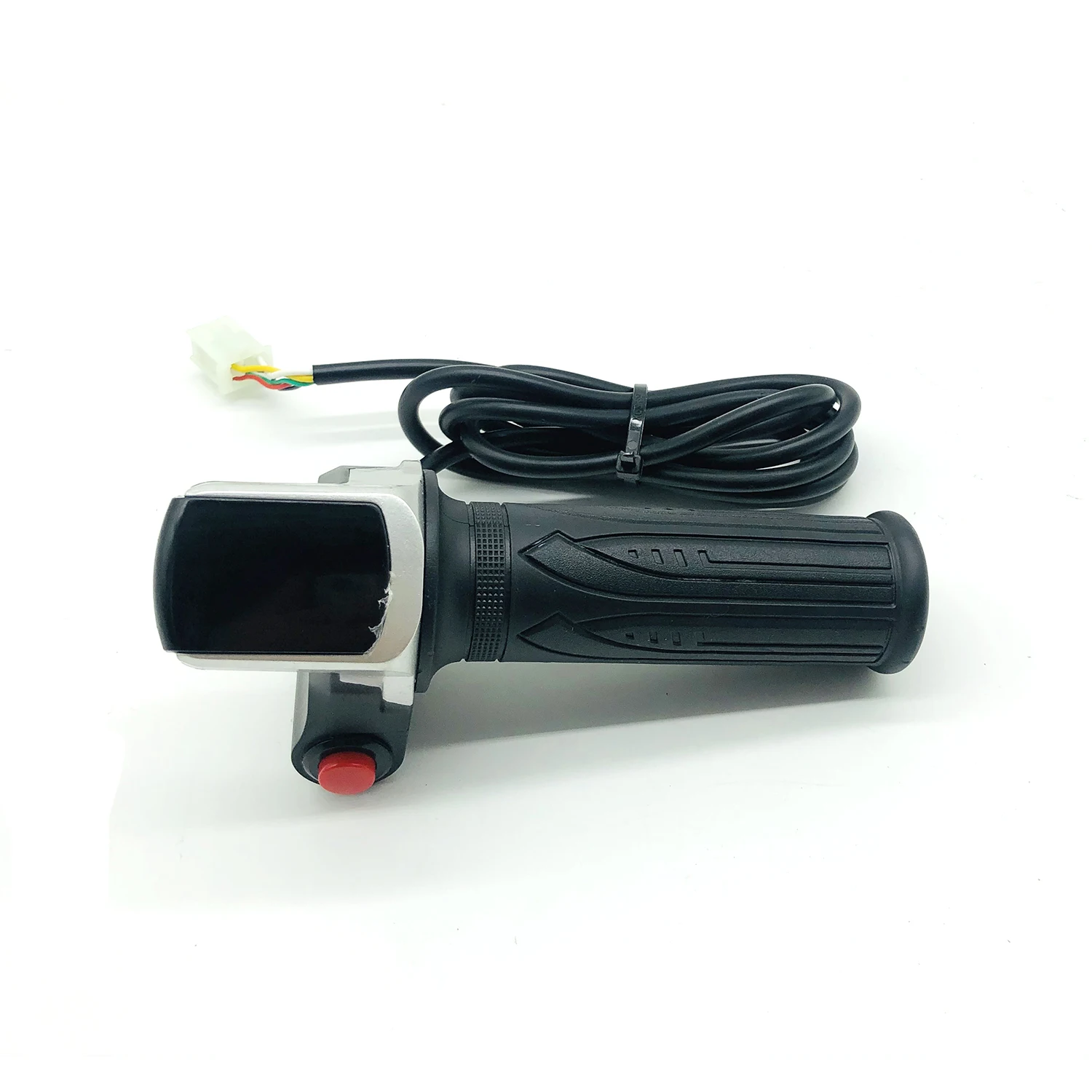 

Throttle Electric Bike LCD Battery Indicator Button Whole Twist Throttle Accelerator for E bike Bicycle Conversion Kit