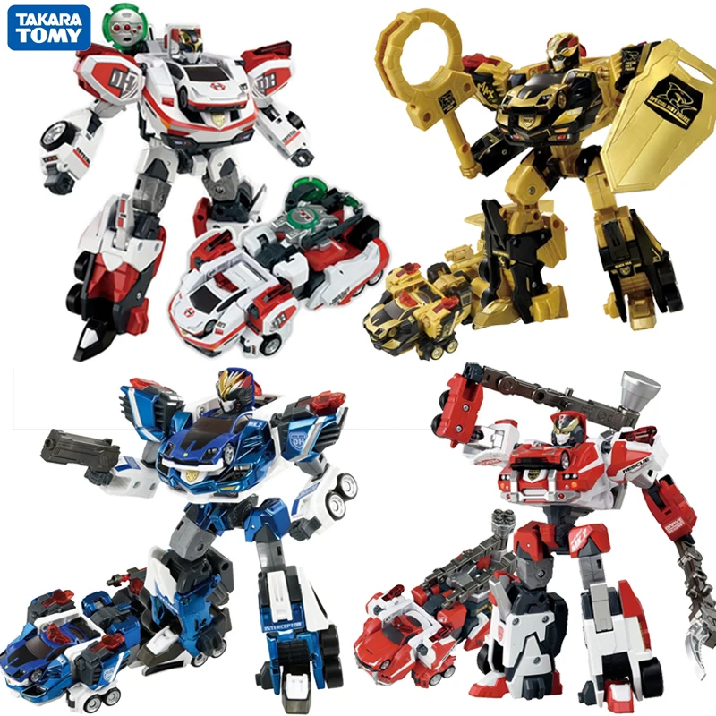 

TAKARA TOMY Emergency Police Children's Deformation Toys Robot Action Figure Movie & TV Model Toy Collection Desktop Ornaments