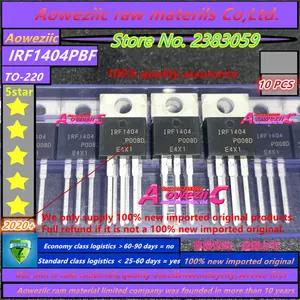 Aoweziic 2020 + 100 новый импортный оригинальный IRF1404 IRF1404PBF TO-220 IRF1404Z IRF1404ZPBF TO-220 IRF1404ZS IRF1404ZSTRLPBF TO-263