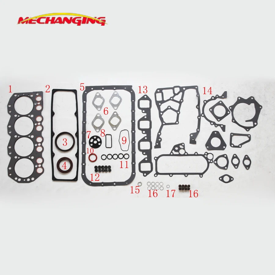 

TD27 FOR FORD MAVERICK FOR NISSAN TERRANO ENGINE HEAD GASKET SET Engine Parts Full Set Engine Gasket 10101-43G85 51008000