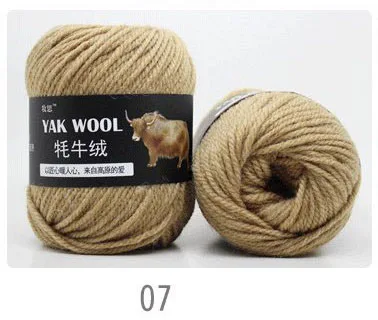 07LtCamel 3 шт. Meetee мягкие Як крючки для вязания шерстью кашемировая пряжа линии ручной вязки грубой DIY мужчин женщин шарф пальто жилет свитер шляпа аксессуары - Цвет: 07LtCamel