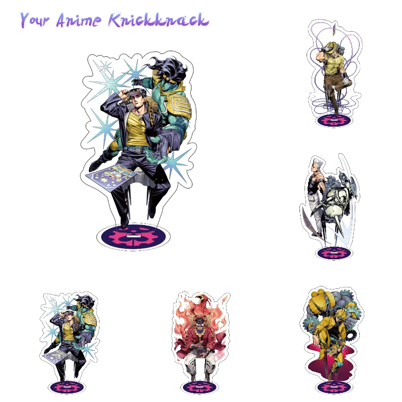 

Hot Anime New JOJO'S Birzarre Adventure Figure Acrylic Stand Model Plate Desk Decor Standing Sign Fans Keychain Gift Wholesale