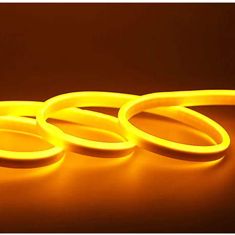 Цвет: желтый 12v led neon rope strip light flexible waterproof ip68 2835 smd 120led white warm white yellow red green blue RGB ice blue - Испускаемый цвет: Цвет: желтый