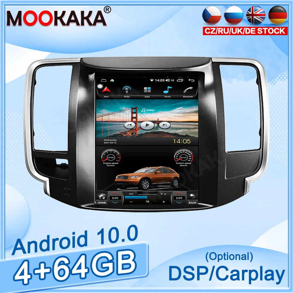 

Android10.0 для Nissan Duke 2008 + автомобильный DVD GPS-навигатор автомобильное радио стерео видео мультимедийный плеер Carplay головное устройство Tesla
