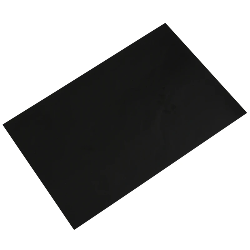 Guitar Bass Pickguard Sheet Scratch Plate Blank Material 1 Ply Black 43 x 29 cm