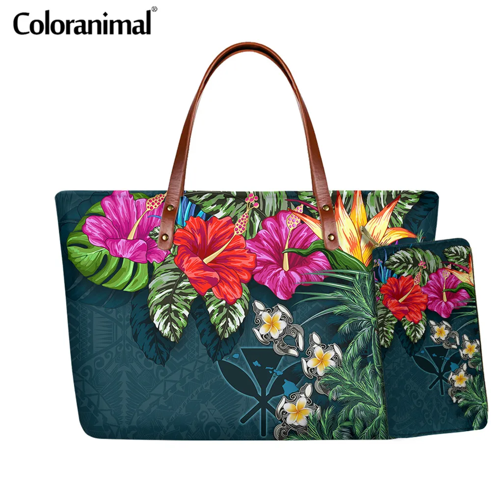 Женская сумка через плечо с цветочным принтом 2 шт./компл. | Багаж и сумки