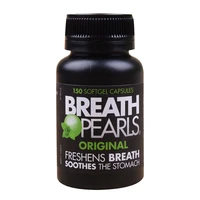 free shipping breath pearls original freshens breath soothes the stomach 150 tablets