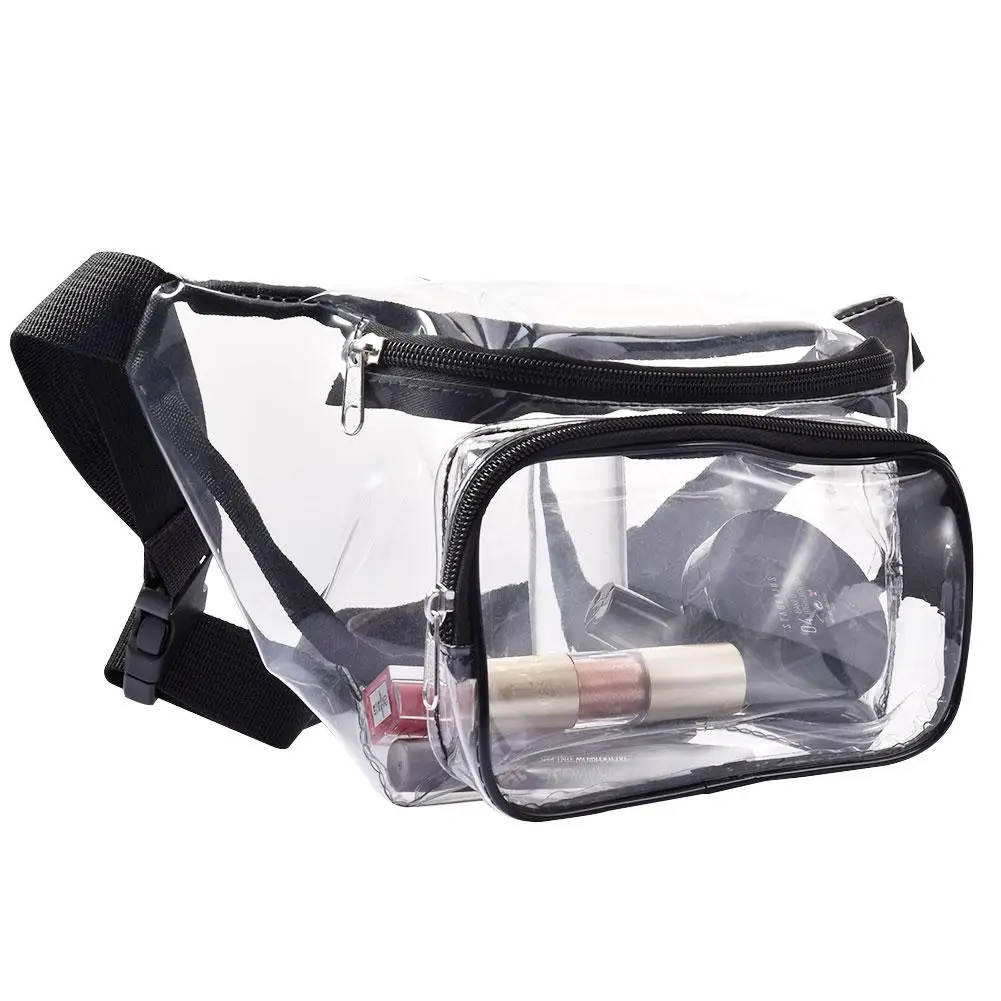 Прозрачная поясная сумка кошелек карманы ПВХ прозрачные водонепроницаемые