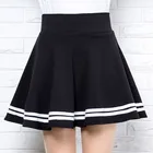 Новинка 2021, Студенческая юбка с завышенной талией, Женская милая пышная плиссированная юбка-трапеция в колледжском стиле