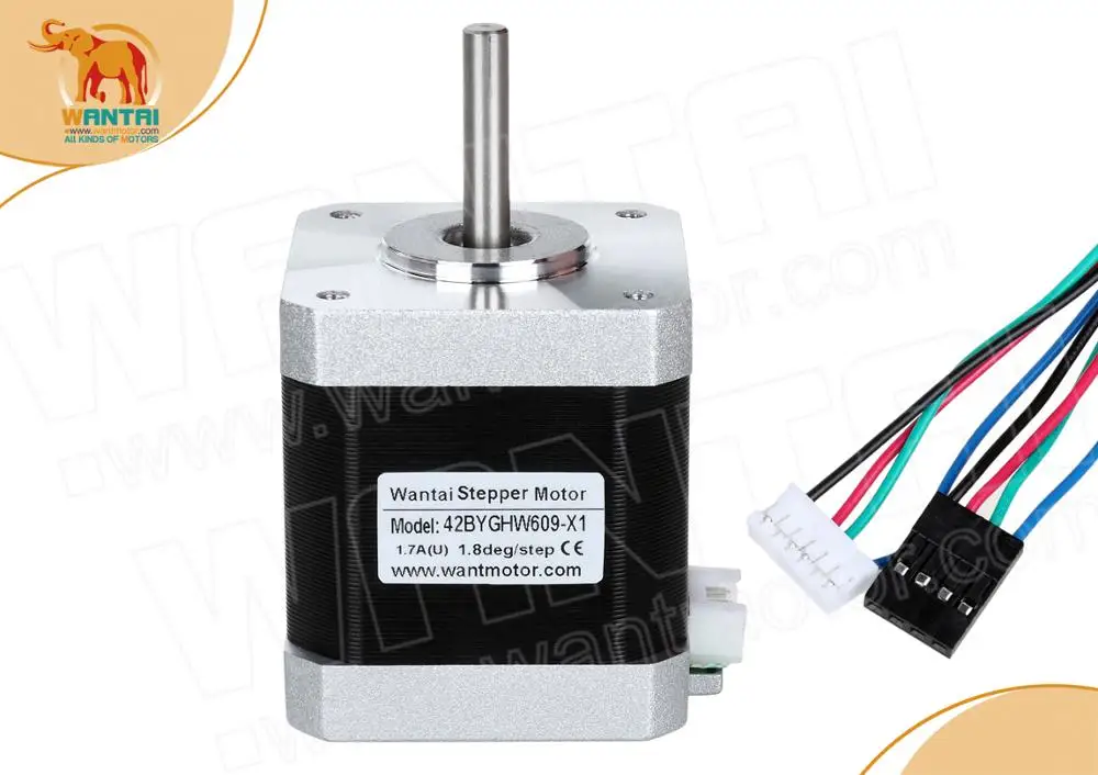 1 шт. двигатель для 3D принтера Nema17 4000 г. См 7a разъем м 42BYGHW609 X1 шаговый Wantai|Шаговый