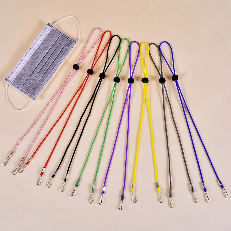 

Adjustable Mask Lanyard Handy Convenient Holder Rope Anti-lost Anti-drop Mask Hanging Neck Rop Halter Ropes