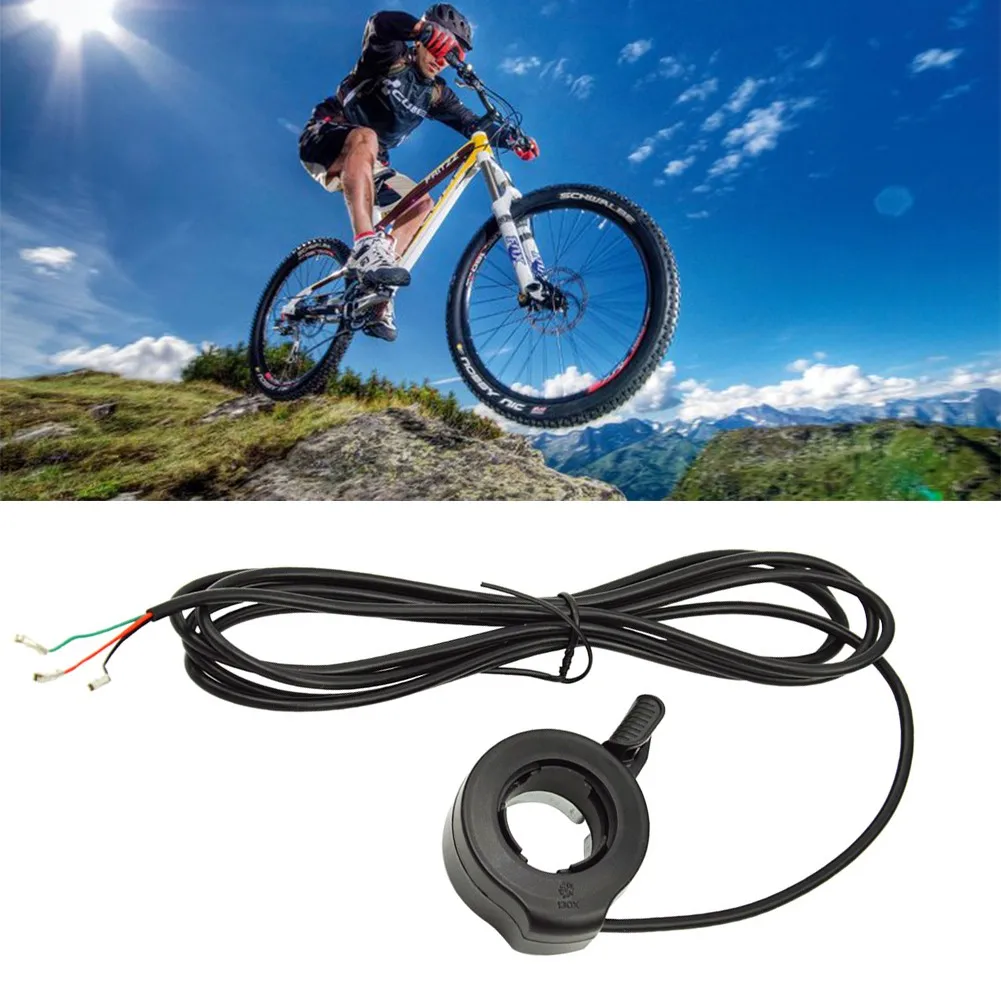 

E-bike 3 Wire Thumb Throttle Finger Throttle Electric Bicycle Accelerator Electric Scooter Electric Bicycle Part Kit 3 Wire Grip