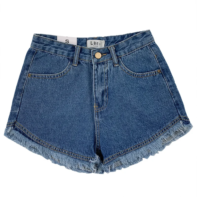 

Yeeloca Versatile Candy Denim Shorts Girl's Summer Casual High Waist Trousers Korean Fashion Slim Bottom