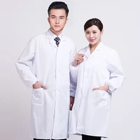 unisex lab coat surgical uniform woman smart doctor long sleeve white lab coat hospital sanitary jacket woman summer thin