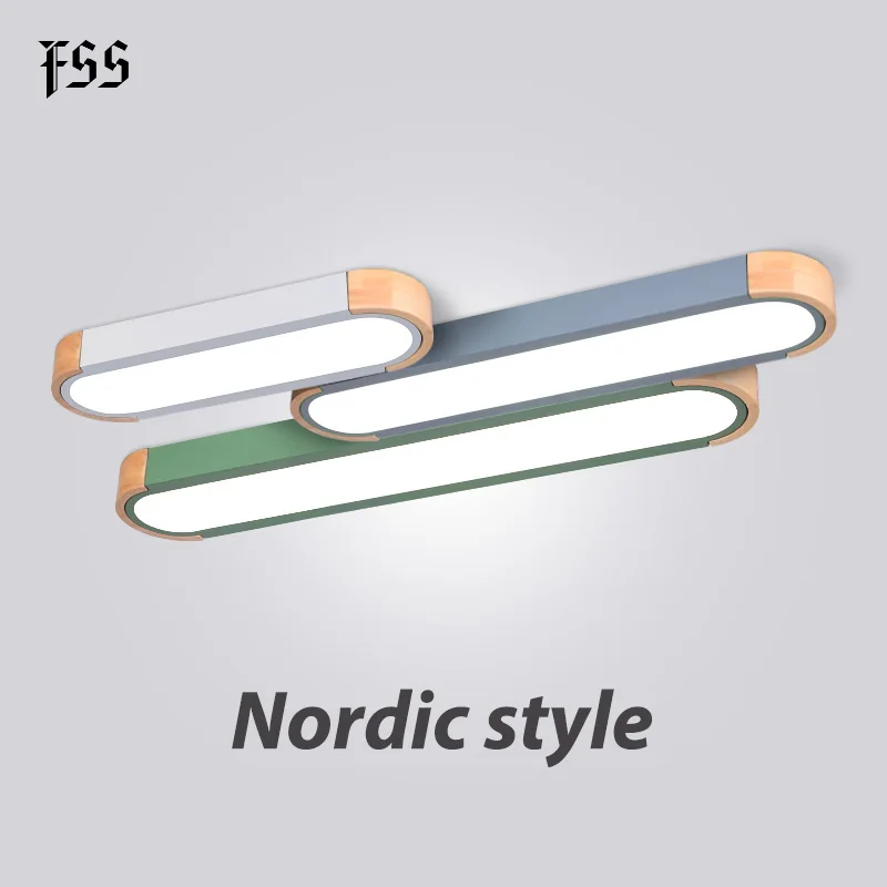 Fss современный прямоугольный Креативный светодиодный потолочный светильник s