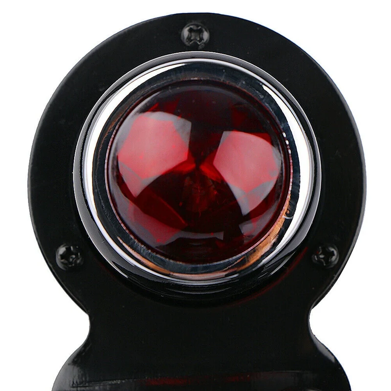 

Motorcycle LED Brake Tail Light 3/4 Inch Side Mount License Plate Bracket