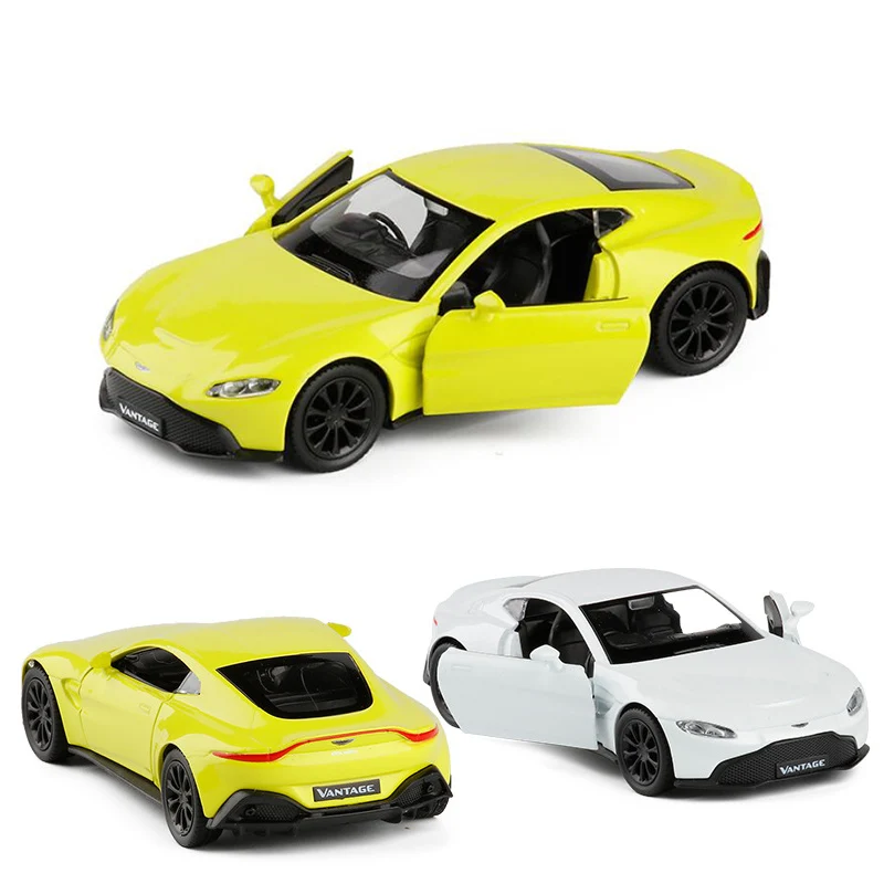 Литая металлическая Игрушечная модель автомобиля в масштабе 1:36 V8 Vantage Supercar Sport