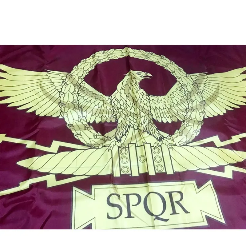 

SPQR Roman Empire Senate and People of Rome Flag 2ft*3ft (60*90cm) 3ft*5ft (90*150cm) Size Christmas Decorations for Home