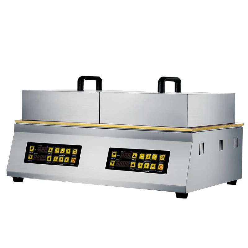 

Суфле блинница коммерческих суфле машина с антипригарным покрытием 110v 220v Электрический японский суфле машина для приготовления Блинов ваф...