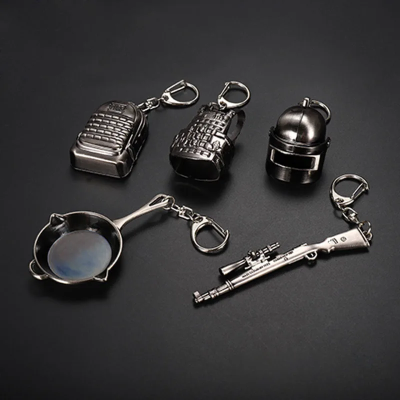 Игровой брелок PUBG Playerunknown battlelease Level 3 рюкзак для шлема кастрюля сплав аксессуары