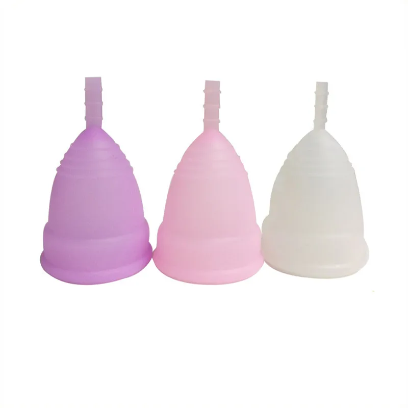 

Reusable Menstrual Cup Medical Silicone Reusable Soft Cup 3 Colors Women Feminine Hygiene Health Care Supplies Tool