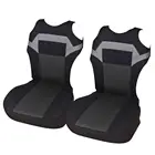 Комплект универсальных чехлов для автомобильных сидений, 2 шт., сетчатые губчатые аксессуары для интерьера, футболка, дизайнерский чехол для передних сидений автомобиля, грузовика, ва