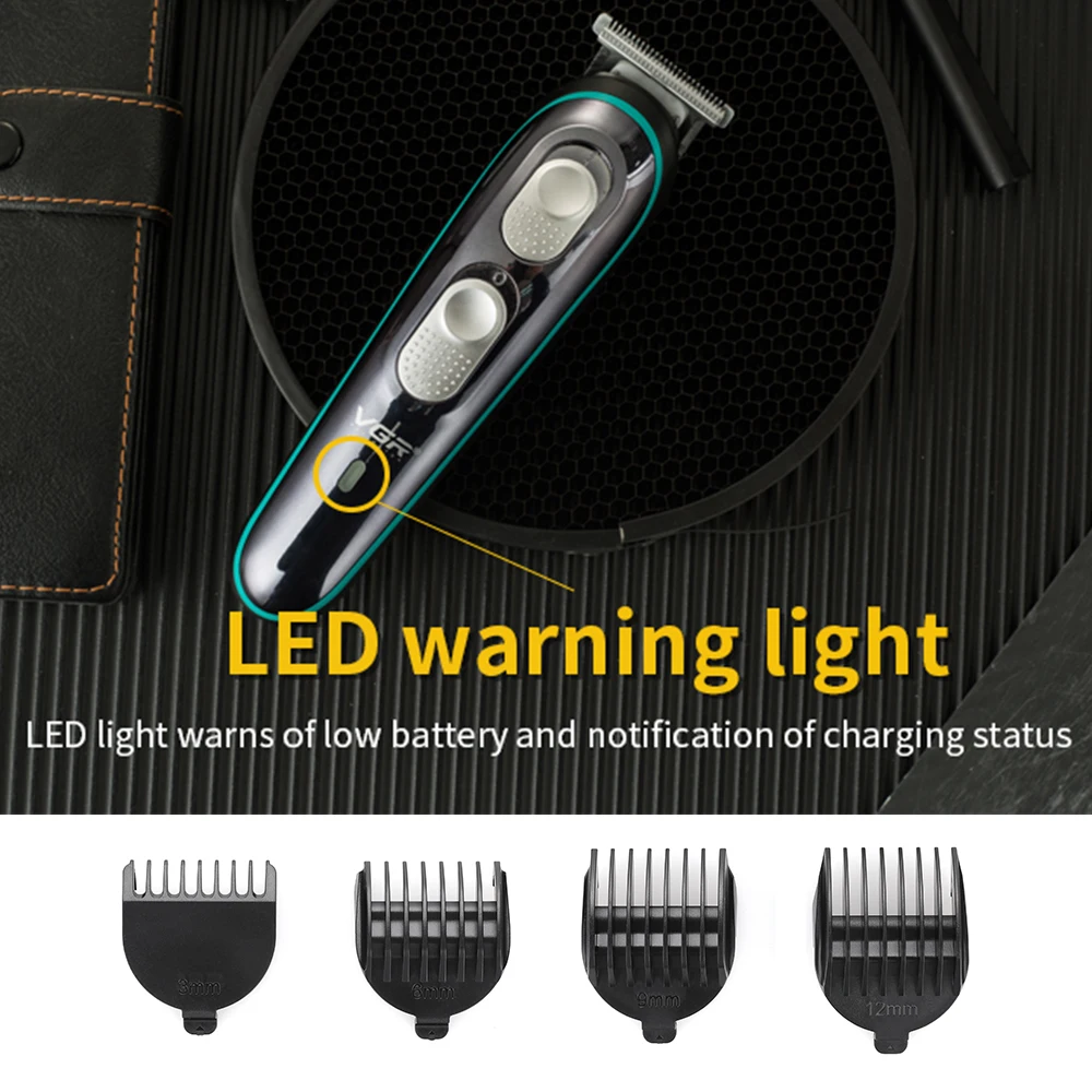 

2021 Men's Electric Hair Trimmer Kit Professional Cordless Hair Cutter Machine USB Rechargeable Clipper Barber Haircut Machine