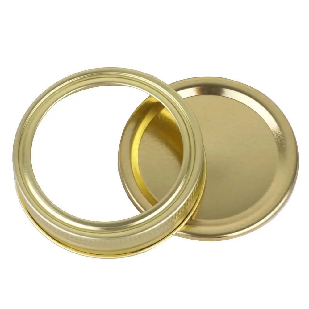 10 шт. регулярные рот стеклянная банка с завинчивающейся крышкой крышки