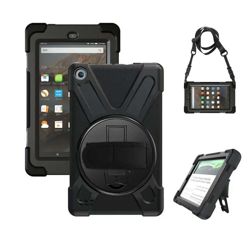 Чехол для Amazon Kindle Fire 7 9th 7th Generation чехол для Fire 7 Funda противоударный сверхмощный с наручными ремнями