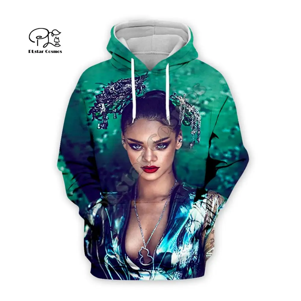 

PLstar Cosmos HipHop Popular Singer Rihanna NewFashion Funny Tracksuit Casual 3DPrint Hoodies/Sweatshirt/zip/jacket Men/Women C1