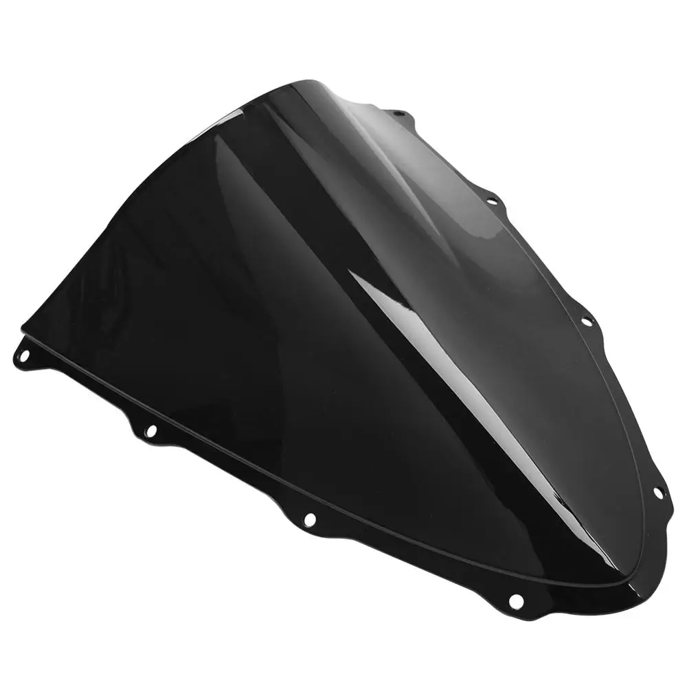 Новый мотоцикл Черный ABS двойной пузырь лобовое стекло обтекатель ветер экран
