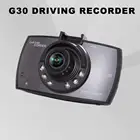 2.4in HD 1080P G30 H300 вождения рекордер, Автомобильный цифровой видеорегистратор, ночное видение, циклическая запись видео тире камера ночного видения интерьер
