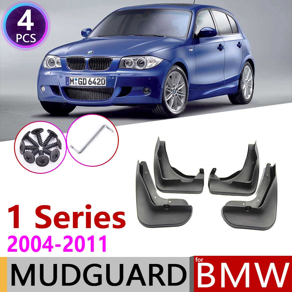 Автомобильный брызговик для хэтчбеков BMW серий 1 E81 E87 2004 ~ 2011 Fender Всплеск закрылки