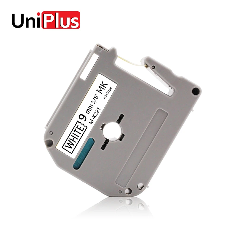 UniPlus 2 шт. этикетка производитель совместимый для Brother MK 221 M K221 MK221 черный на белом