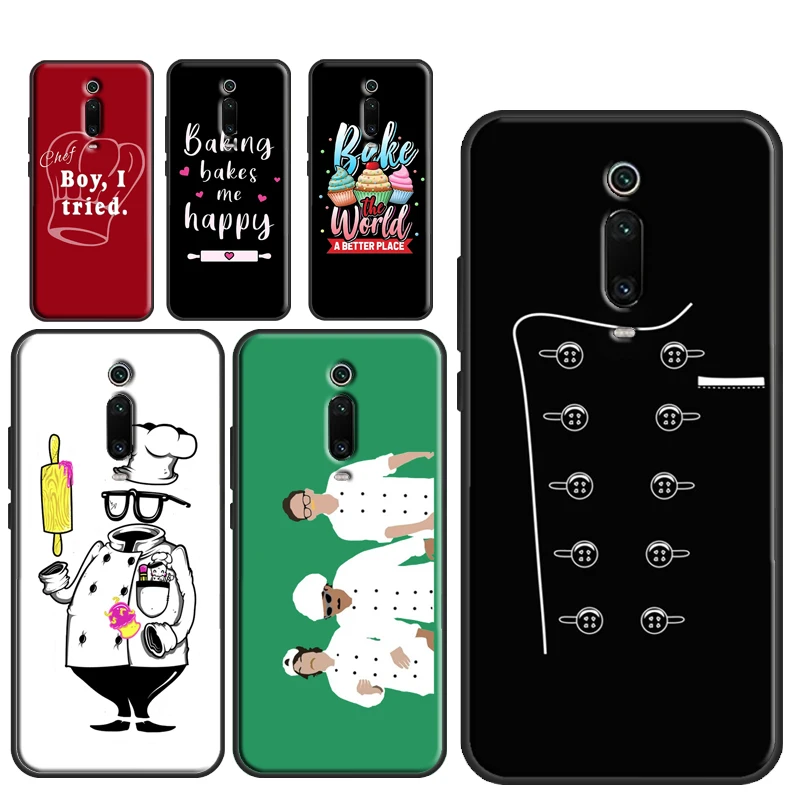 Чехол для готовки повара Xiaomi Mi 10 Pro 9T 9 A3 Note Lite чехол POCO X3 F2 F1|Бамперы| |