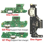 100 шт., разъем USB для зарядки Motorola Moto G6 G7 G8 G9 Play Plus One Fusion Macro