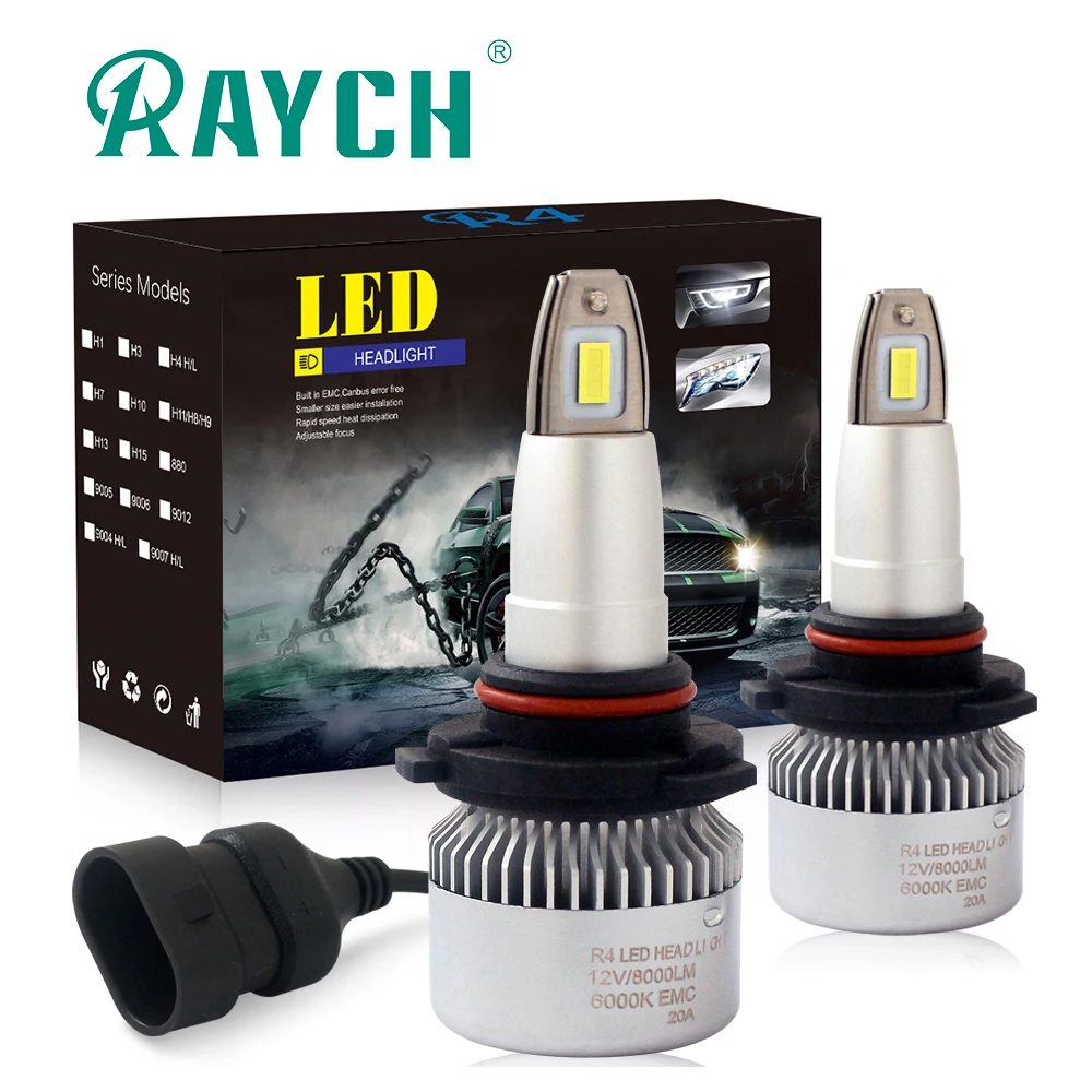 Светодиодные мини фары CSP H4 Ближний/Дальний свет H13 9004 9007 9003 H1 H7 LED HB1 HB2 HB3 HB4 H27